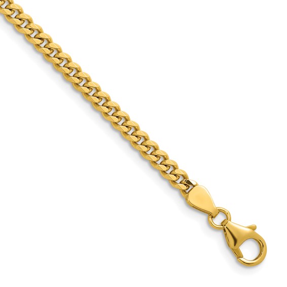 Herco 14K Polished 4.2mm Solid Curb 7 Inch Chain Bracelet