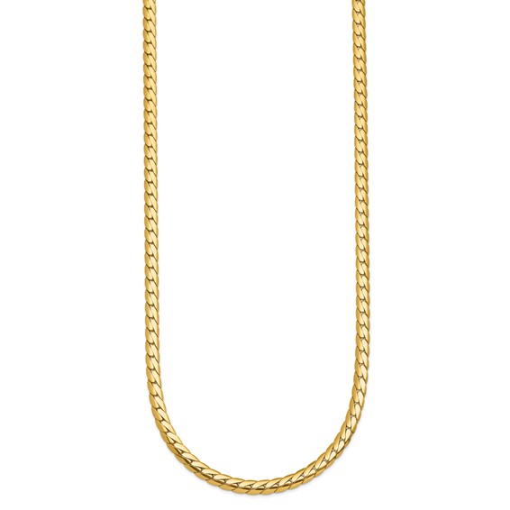 Herco Gold Solid Fancy Herringbone Chain