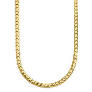 Herco Gold Solid Fancy Herringbone Chain