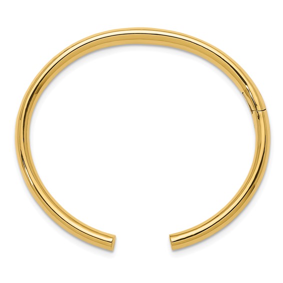 Herco 14K Polished 6mm Hinged Cuff Bangles
