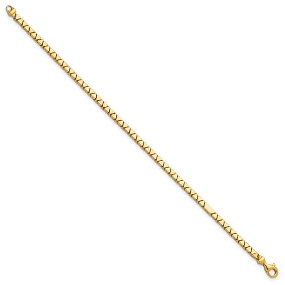Herco 14K Polished Fancy Triangular Link Bracelet