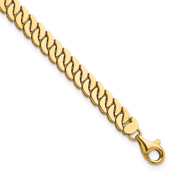 Herco 14K Polished Rounded S Link Bracelet