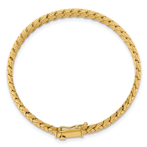 Herco 14K Polished Fancy Woven Link Bracelet