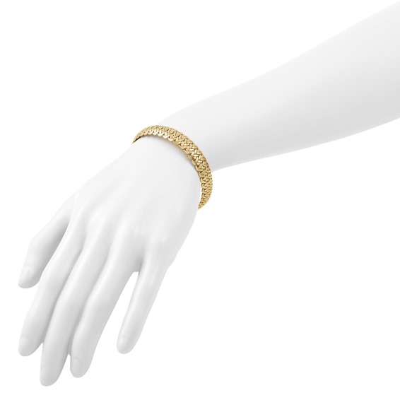 Herco 14K Polished Fancy Woven Link Bracelet