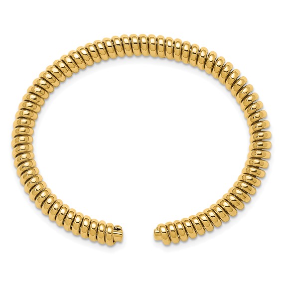 Herco 14K Polished Fancy Flexible Cuff Bracelet