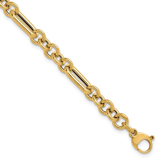 Herco 14K Polished Fancy Link Bracelet