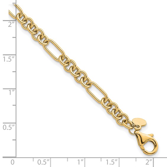 HERCO Polished Fancy Link Chain Bracelets