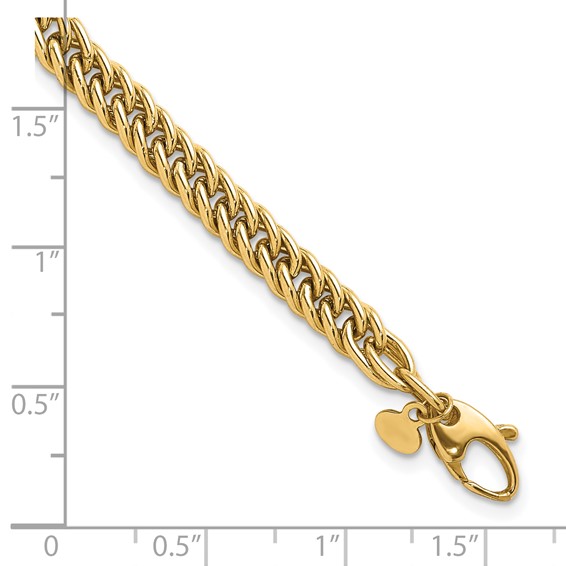 Herco 14K Polished 5.5mm Solid Fancy Link Bracelets