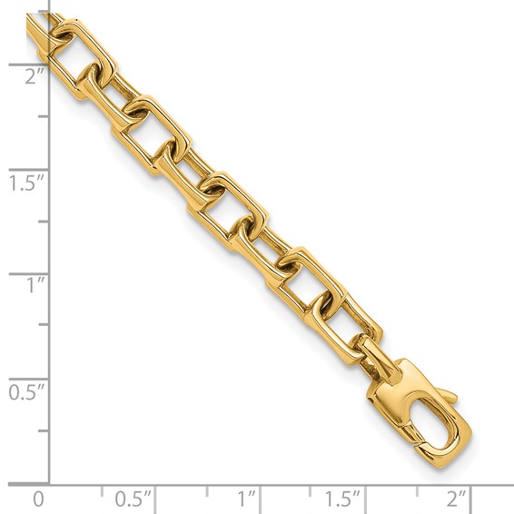 Herco 14K Polished Fancy Rectangular Link Bracelet