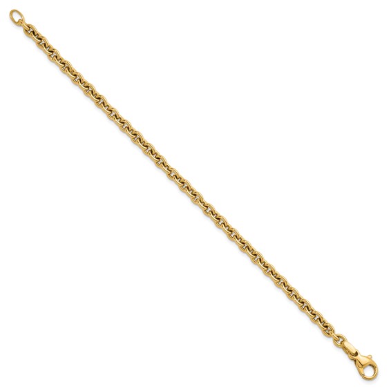 Herco 14K Polished 4.75mm Cable Chain Bracelet