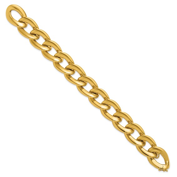Herco 14K Polished Oval Link Bracelet