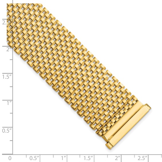 Herco 14K Polished 26mm Fancy Link Bracelet