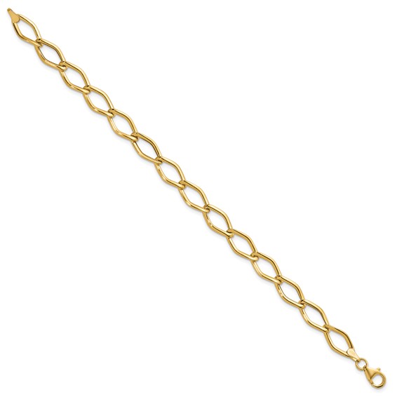 Herco 14K Polished Fancy Lightweight 8mm Chain Bracelet