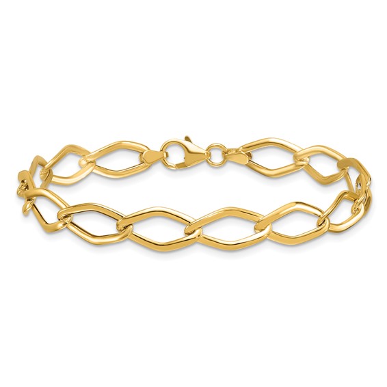 Herco 14K Polished Fancy Lightweight 8mm Chain Bracelet