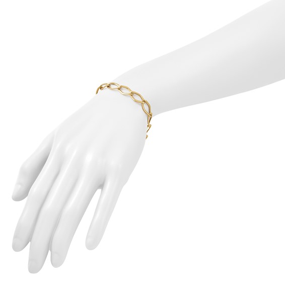 Herco 14K Polished Fancy Lightweight 8mm Chain Bracelet