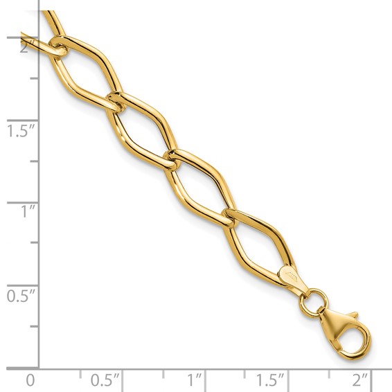 Herco 14K Polished Fancy Lightweight 8mm Chain Bracelet