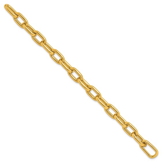 Herco 14K Polished 11.5mm Cable Link 8.75 Inch Bracelet