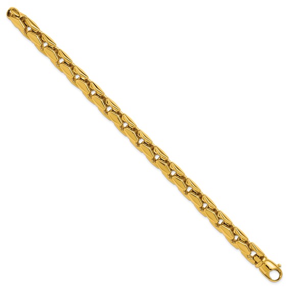 Herco 14K Polished 9mm Fancy Link 8.5 Inch Bracelet