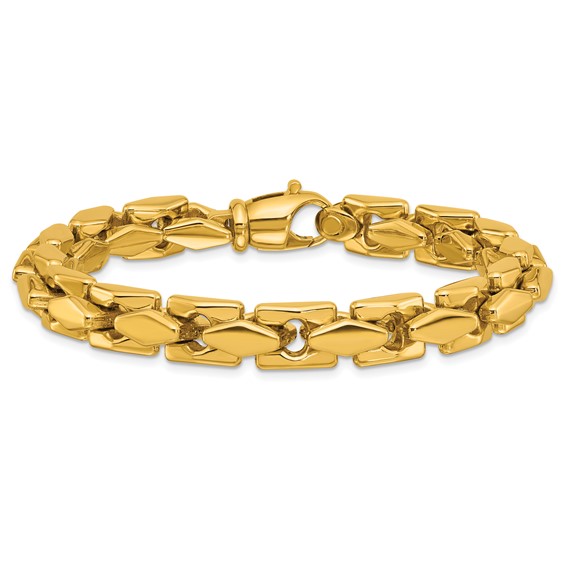 Herco 14K Polished 9mm Fancy Link 8.5 Inch Bracelet
