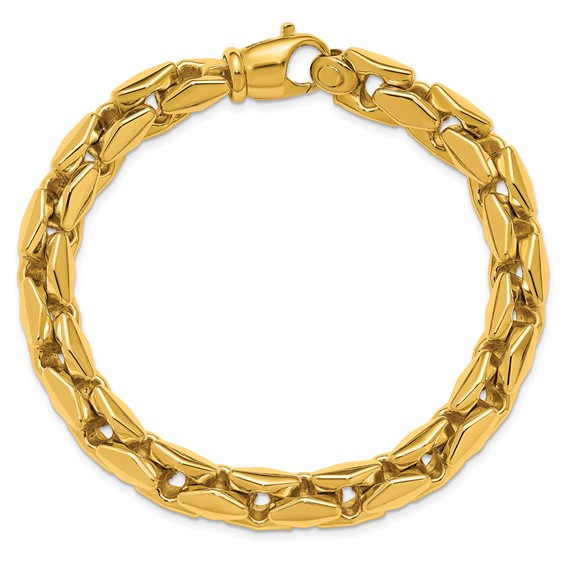 Herco 14K Polished 9mm Fancy Link 8.5 Inch Bracelet