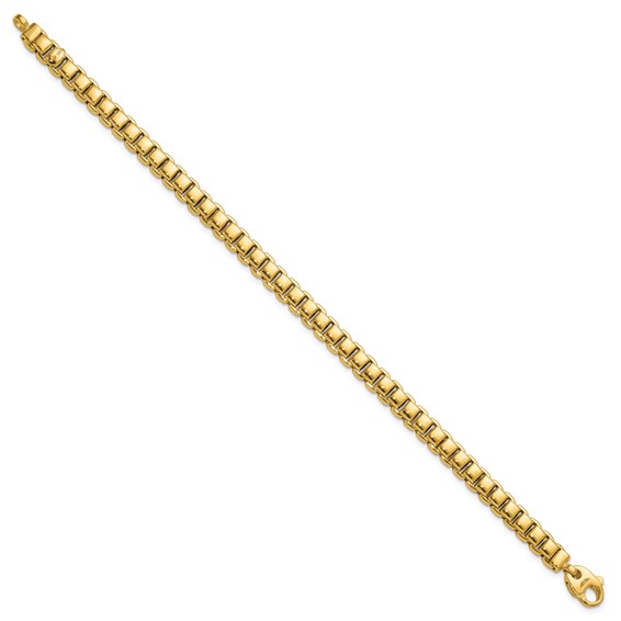 Herco 14K Polished 6.0mm Round Box 7.75 Inch Bracelet