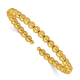 Herco Gold Beaded Cuff Bracelets