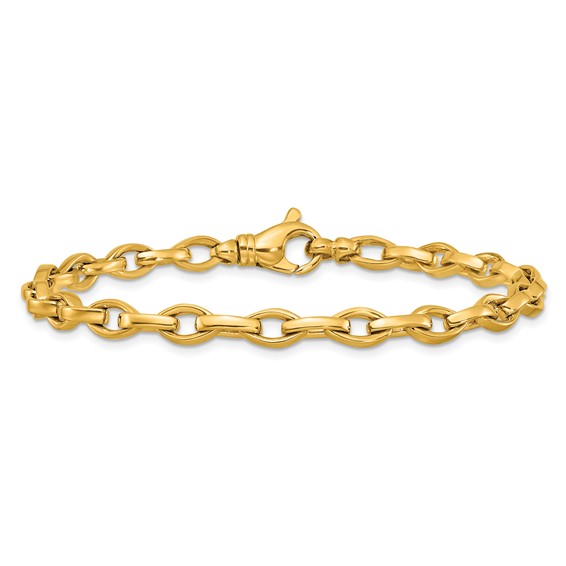 Herco 14K Polished 5.3mm Navette Link 8.25 Inch Bracelet