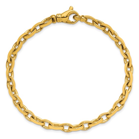 Herco 14K Polished 5.3mm Navette Link 8.25 Inch Bracelet