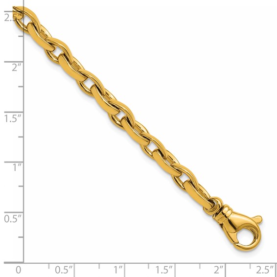 Herco 14K Polished 5.3mm Navette Link 8.25 Inch Bracelet