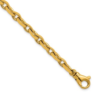 Herco 14K Polished 5.3mm Navette Link 8.25 Inch Bracelet