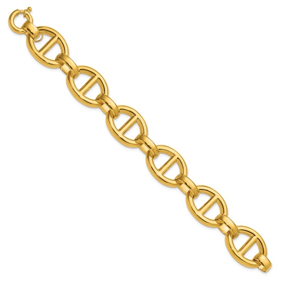 Herco 14K Polished 18.7mm Anchor Link 7.25 Inch Bracelet