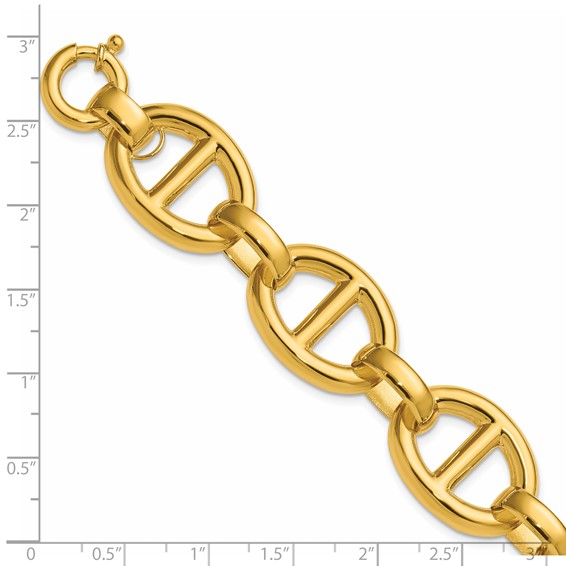 Herco 14K Polished 18.7mm Anchor Link 7.25 Inch Bracelet