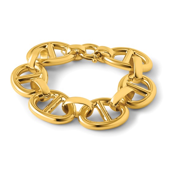 Herco 14K Polished 18.7mm Anchor Link 7.25 Inch Bracelet