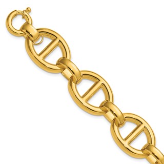 Herco 14K Polished 18.7mm Anchor Link 7.25 Inch Bracelet