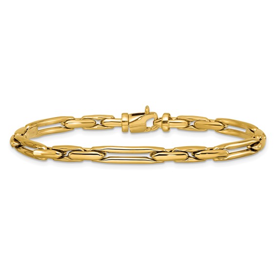 Herco 14K Polished Fancy Link 7.5 Inch Bracelet
