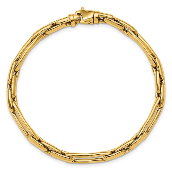 Herco 14K Polished Fancy Link 7.5 Inch Bracelet