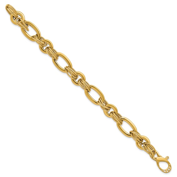 Herco 14K Polished Fancy Link 7.75 Inch Bracelet