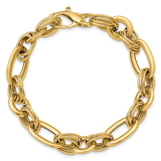 Herco 14K Polished Fancy Link 7.75 Inch Bracelet