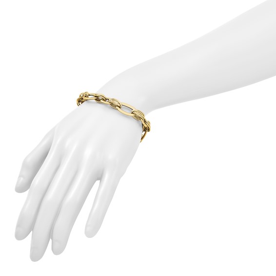 Herco 14K Polished Fancy Link 7.75 Inch Bracelet