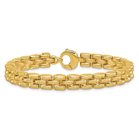 Herco 14K Polished Fancy Link 7.5 Inch Bracelet