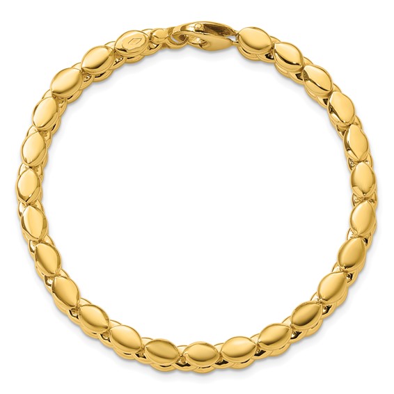Herco 14K Polished Fancy Link 7.5 Inch Bracelet