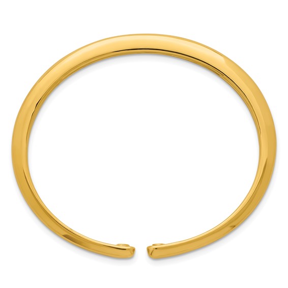 Herco 14K Polished 4mm Flexible Cuff Bangle