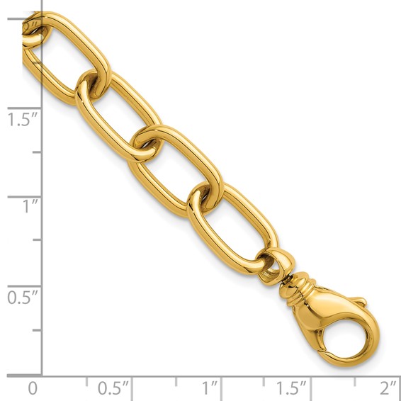Herco 14K Polished 9mm Open Link 8in Bracelet