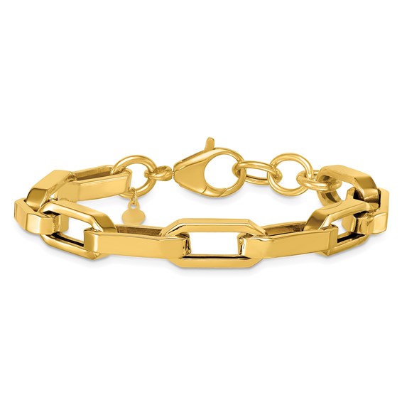 Herco 14K Polished Large Oval Link 7.5 Inch Bracelet