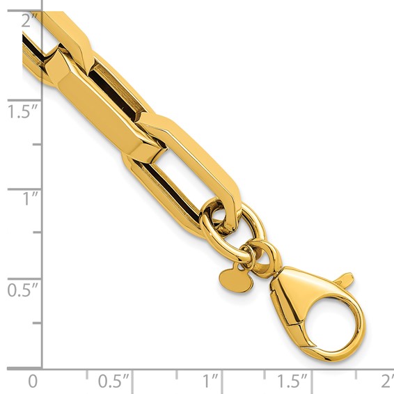 Herco 14K Polished Large Oval Link 7.5 Inch Bracelet