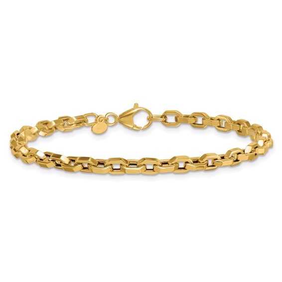 Herco 14K Polished  4mm Link 7.5 Inch Bracelet