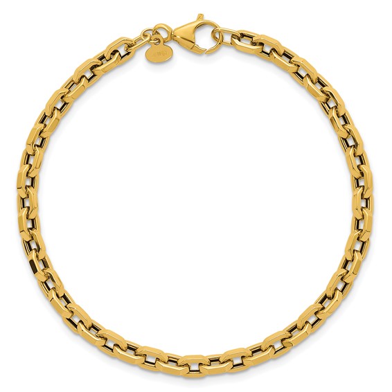 Herco 14K Polished  4mm Link 7.5 Inch Bracelet