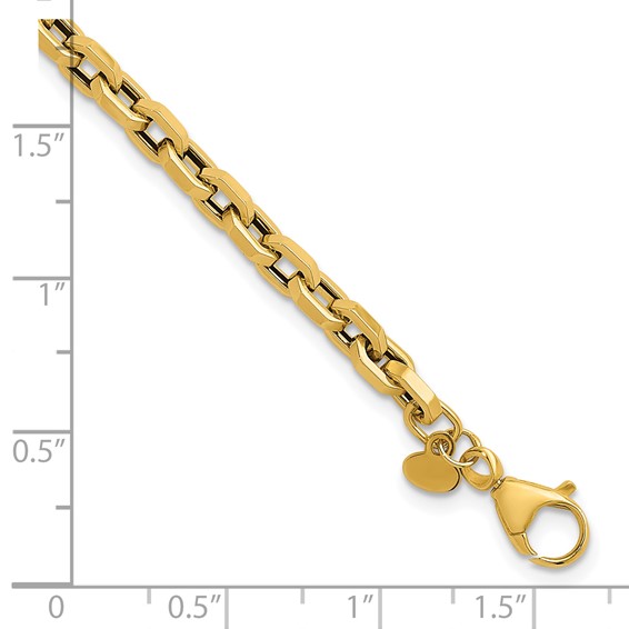 Herco 14K Polished  4mm Link 7.5 Inch Bracelet