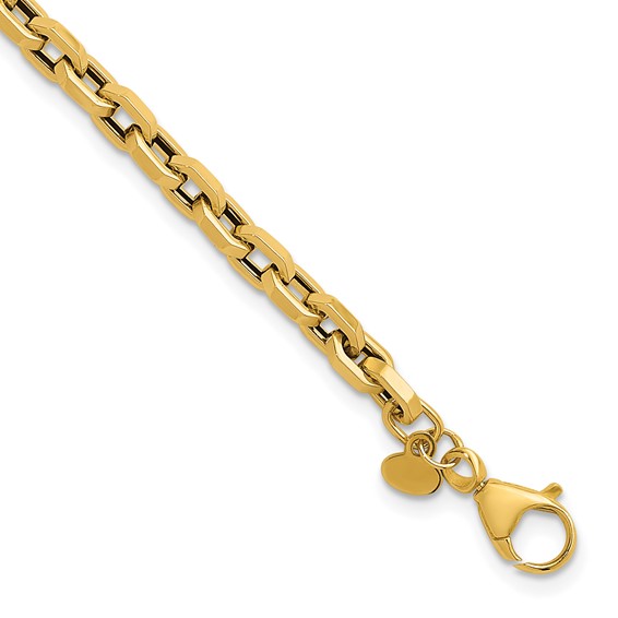 Herco 14K Polished  4mm Link 7.5 Inch Bracelet