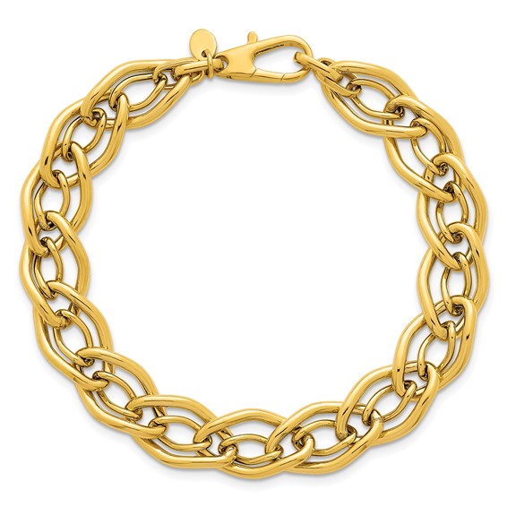 Herco 14K Polished Fancy Link 7.5 Inch Bracelet